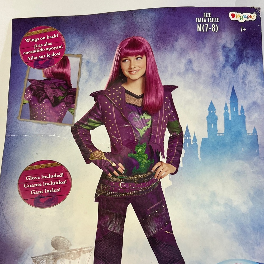 Disguise Descendants 2 “Mal” Costume size 7-8